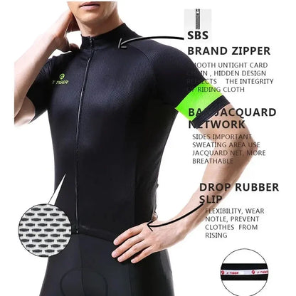 X-TIGER Men Cycling Jersey Breathable MTB Road Bike Coat Short Sleeves Bike Clothing Cycling Jacket Ciclismo Bicycle Shirts
