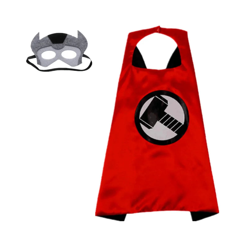 Superhero Capes for Kids 3-10 Year Old Boy Gifts Boys Cartoon Dress Up Costumes Party Supplies Easter Gifts