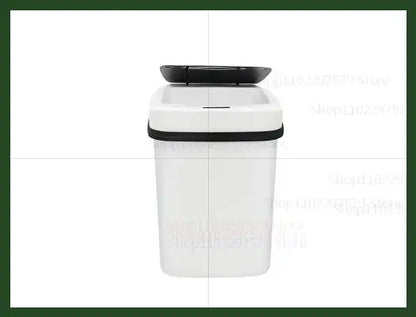 Smart Touchless Trash Can 13L Automatic Sensor Garbage Bin Waterproof Kitchen Bathroom Toilet Waste Bin for Living Room Bedroom