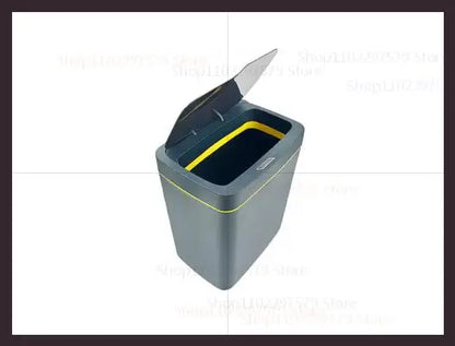 15L Non-Contact Smart Sensor Trash Can Automatic Bagging Electric Bathroom Kitchen Smart Waste Bin for Home Office White