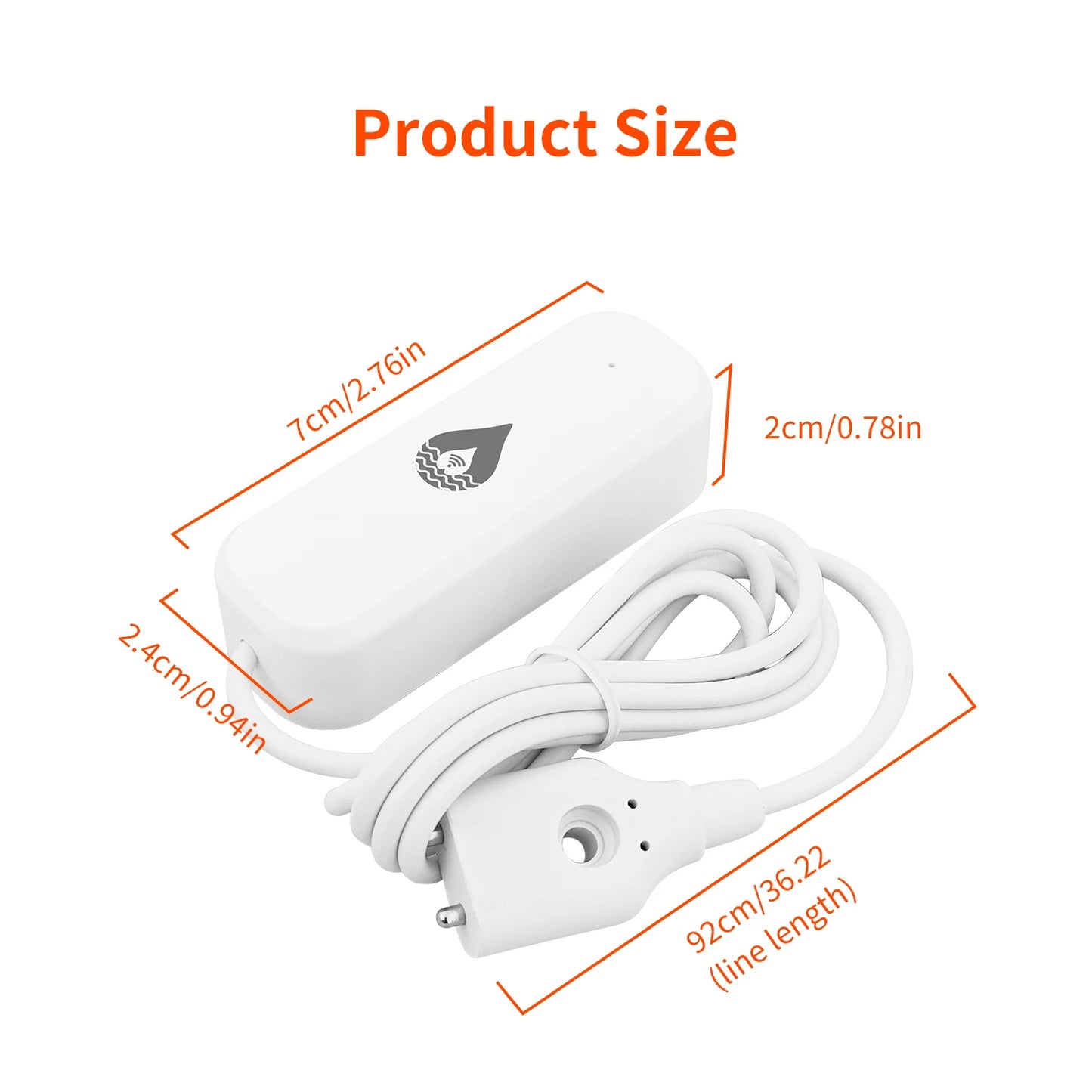 Tuya WiFi/Zigbee Water Sensor Underground Water Level Leak Detector Smart Home Security APP Remote Monitor Security Protection