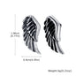 Retro Grey Stud Earrings for Men Boys,Anti Allergy Stainless Steel Ear Studs,Rock Punk Jewelry Anniversary Birthday Gifts