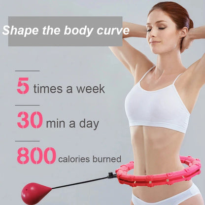 32/24/28 Section Adjustable Sport Hoops Abdominal Waist Exercise Detachable Hoola Massage Fitness Hoop Training Weight Loss