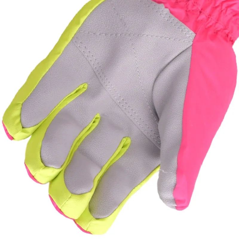 Outdoor Sport  Skiing Gloves Windproof Men Women Kids Winter Warm Ski Gloves Mittens Waterproof Skiing Breathable Air S/M/L/XL