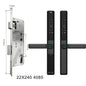 Waterproof Sliding Door Smart Lock Tuya WiFi Fingerprint Digital Code RFID Card Anti-Lock Aluminum Double-Side Electronic Lock