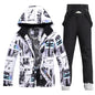 Ski Suit Men And Women Super Warm Thicken Waterproof Windproof Winter Snow Suits Skiing And Snowboarding Jackets + Pants Brands