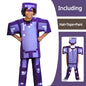 Carnival Party Dress Mask Classic Creeper Anime Game Character Set Diamond Armor Cosplay Costume Children's Clothing