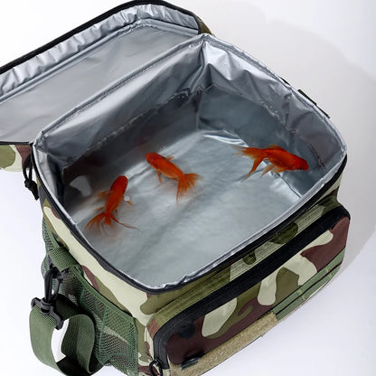 High-Capacity Tactical Thermal Cooler Bag Outdoor Insulated Lunch Box Work Leakproof Insulated Durable Lunch Bag for Men Meal Ca