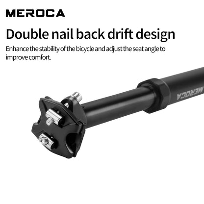 MEROCA Bike Dropper Seat Post 30.9/31.6x425mm Internal Routing Cable Remote Wire Control Lift Seat Tube Mtb Seatpost