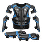 Kid's Motorcycle Armor Vest Protection Motocross Body Armor Jacket Protective Armors Riding Kneepads Moto Full Armor Children