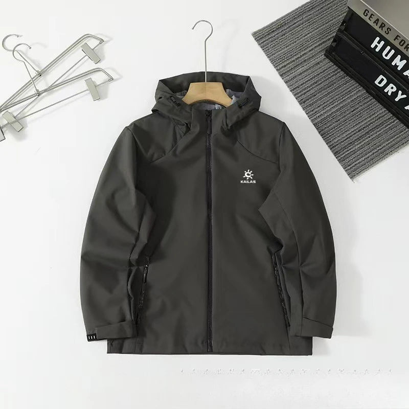 Kailas25 new outdoor function three-proof couple hooded zipper soft shell men's and women's jackets