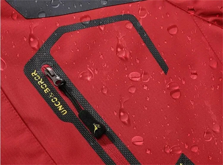 Winter Men's Parka Outdoor Lining Fleece-lined Thickened Windproof Warm Mountaineering Hooded Jacket Cold-resistant Ski Suit 6XL