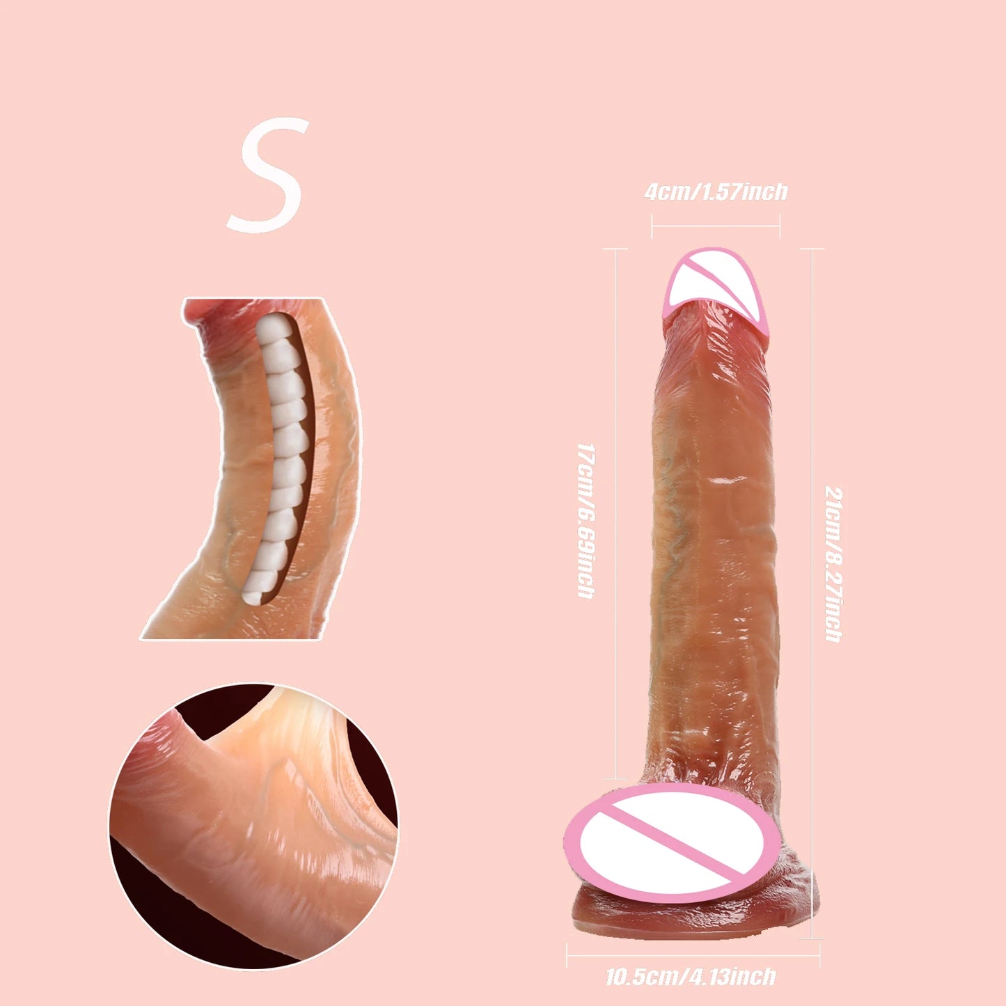 Realistic Dildo Liquid Silicone Sliding Foreskin Penis Adult Games G Spot Stimulate With Suction Cup Dildos For Women Men Gay 18