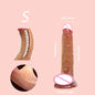 Realistic Dildo Liquid Silicone Sliding Foreskin Penis Adult Games G Spot Stimulate With Suction Cup Dildos For Women Men Gay 18