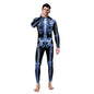 Women's Halloween Horror Role Bloodstained Jumpsuit Scary Cosplay Costume Bodysuit Uniform for Party