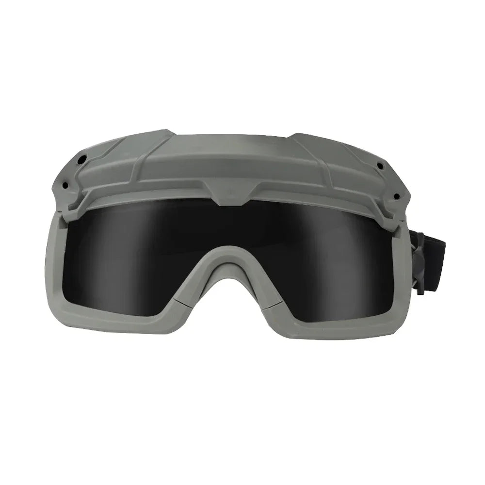 Sports Sunglasses for Men Women 2 Modes Airsoft Goggles Riding Eye Protection for Hiking Paintball Hunting Gear