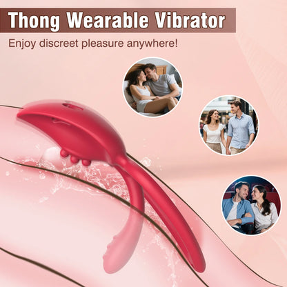 App Control Wearable Panty Vibrator Female 9 Vibration with Wireless Control Penis Ring Clitoral Stimulator Adult Sexy Toys 18+
