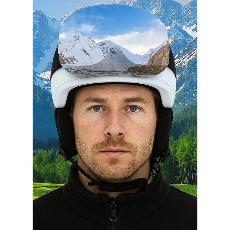 Adult ski goggles protective cover high elastic lycra animal print snow goggles storage cover lens scratch-proof