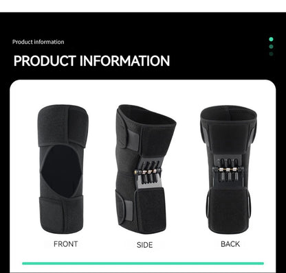 GOBYGO 1Pcs Adjustable Knee Booster Knee Brace For Patella Immobilization Squatting Knee Protector Outdoor Mountaineering Unisex