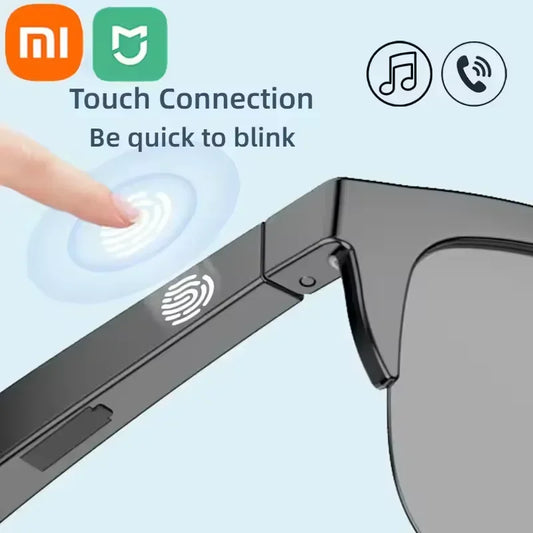 Xiaomi MIJIA Smart Sunglasses Glasses Waterproof Anti-UV Bluetooth Call Outdoor Sports Headphones HIFI Blue Light For Men Women