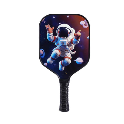 Kid Pickleball Paddle Little Mermaid Astronaut Galaxy Pickleball Paddle Lightweight Honeycomb Core Pickleball Gifts for Children
