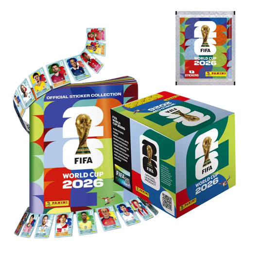 Genuine 2026 Panini FIFA World Cup USA Mexico Canada Collection Sticker Messi Mbappé Ronaldo Football Collectible Souvenir Gift