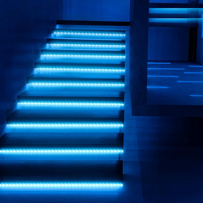 16ft/49ft/98ft/196ft Long LED Strip Lights - Color-Changing RGB Music Sync LED Rope Lights With 44-Key Remote And Phone App Cont