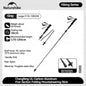 Naturehike 5-Section Walking Stick Pole Carbon Fiber Aluminum Alloy Folding Teleskopic Ultralight Trekking Hiking Canes UL Pro