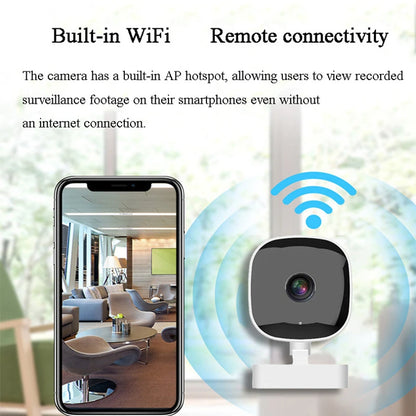 New 4K Mini Security Camera WiFi Monitor IP65 Waterproof Full Color Night Vision Motion Detect Surveillance With 2 Way Audio