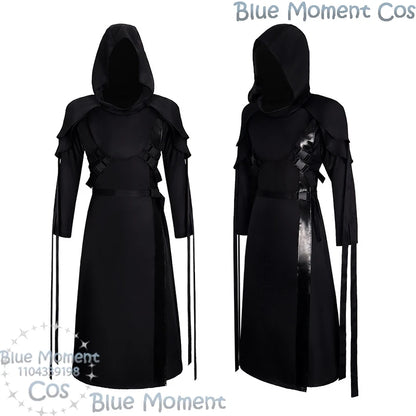 The Ghost Face Game Dead by Daylight Cosplay Disfraz mujer Black Costume Gothic Man Suit Full Set Halloween Carnival Customized