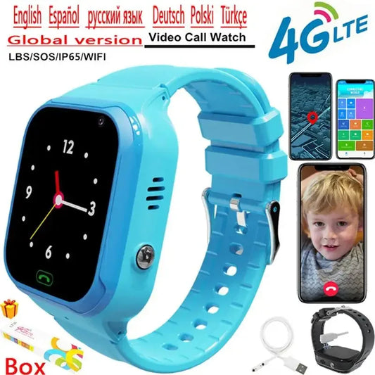 VIVO Kids Smart Watch SOS Antil-lost GPS Location Camera Sim Card Call Waterproof Smart Watch For Android Ios Kids Gift 2025 New