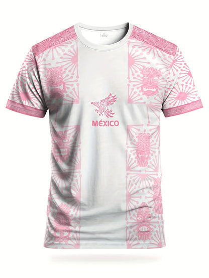 2026 Men Mexico Team Special Edition Jersey Training Jersey Pre-game Warm-up Shirt Short-sleeved Football Jersey Fans T-shirt