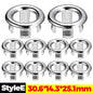 24/1Pcs Faucet Wash Basin Overflow Ring Sink Overflow Cover Home Kitchen Bathroom Basin Trim Bath Sink Round Hollow Ring Plug