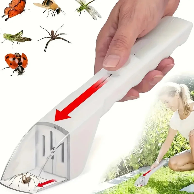 1PC All - in - One Handheld Insect Catcher: Spider, Bee & Bug Gripper - Safe Catching Tool for Home & Garden Insect Supplies Box