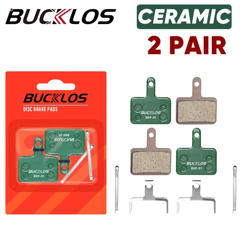 BUCKLOS Ceramic Brake Pads MTB Bike Hydarulic Disc Brake Pad For SHIMANO B01S B05S Mountain Bicycle Disc Brake Pad Cycling Parts