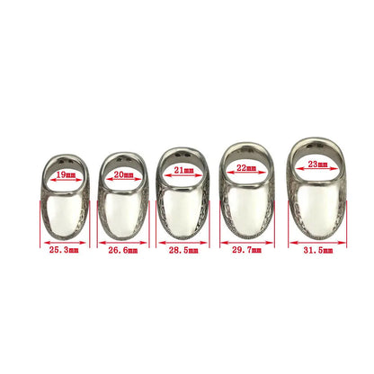 Archery Thumb Finger-Handmade Traditional Brass Wrist Archery Thumb Ring Finger Protector 16-24mm