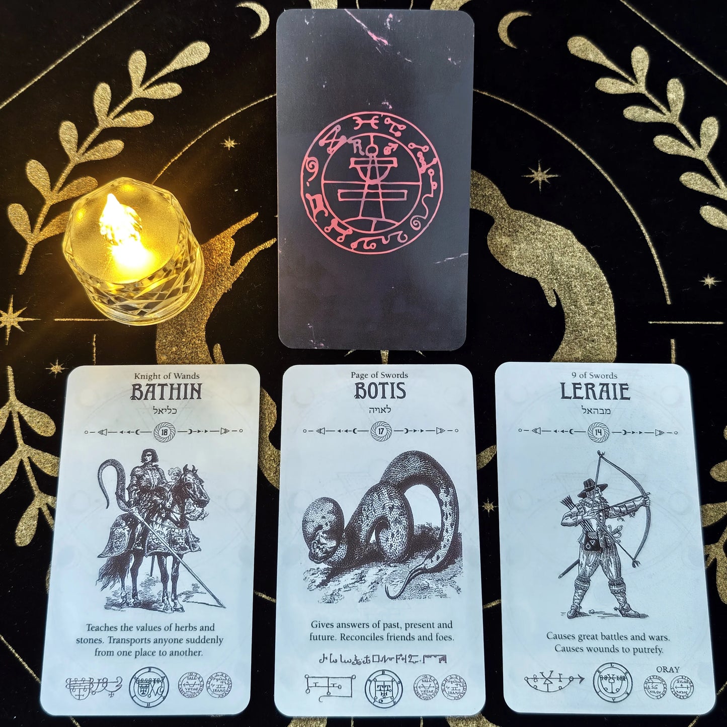 NEW Occult Tarot Cards Set A 78 Deck Oracle Card Family Party Playing Cards Board Solomonic Ancient Magickal Grimoires