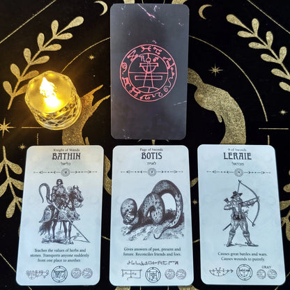 NEW Occult Tarot Cards Set A 78 Deck Oracle Card Family Party Playing Cards Board Solomonic Ancient Magickal Grimoires