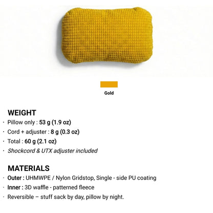 [HODRGEAR] Stuff Sack & Pillow UHMWPE Multifunctional Storage bag Outdoor Camping Headrest 53g Ultralight Hikers