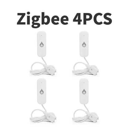 Tuya WiFi/Zigbee Water Leakage Alarm Sensor Smart Home Flood Leak Detector Smart Life Products App Remote Monitoring
