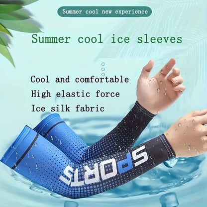 UV protection arm cooling sleeve for sports - stay cool and protected while running, fishing, cycling
