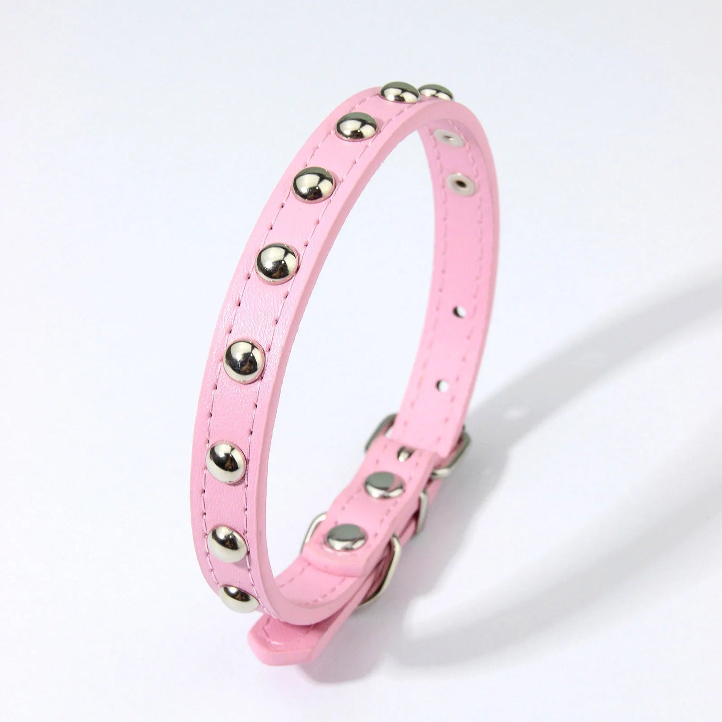 Rivets Anti-Bite Leather Dog Cat Collars Pu For Small Medium Large Dogs Pet Collar Pet Products Kitten Puppy Neck Strap