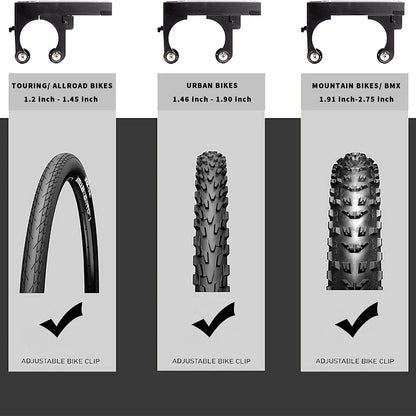 Bicycle Stand Parking Hook Tire Clamp Garage Organizer Wall Mount Clip Buckle Road MTB Bike Hanger Support Bracket Rack Storage