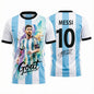 2026 Messi Argentina Team Football Jersey Match & Training Kit Summer Sports Men's T-Shirt Children's Clothing Tee Y2k Woman ﻿