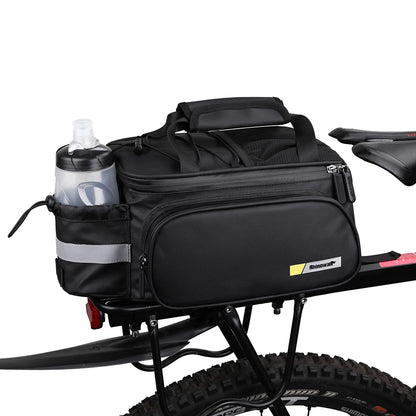 Rhinowalk Bicycle Pannier Bag Multifunctional Bike Rack Bag Trunk Saddle Cycling Large Capacity Travel Bag MTB With Rain Cover