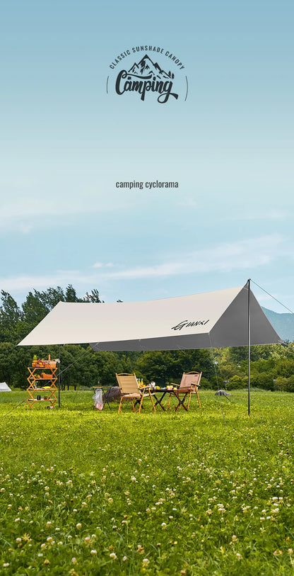 GIANXI Summer Ultralight Outing Camping Awning Gathering Picnic Rectangular Tent Portable Family Outdoor Beach Sunshade