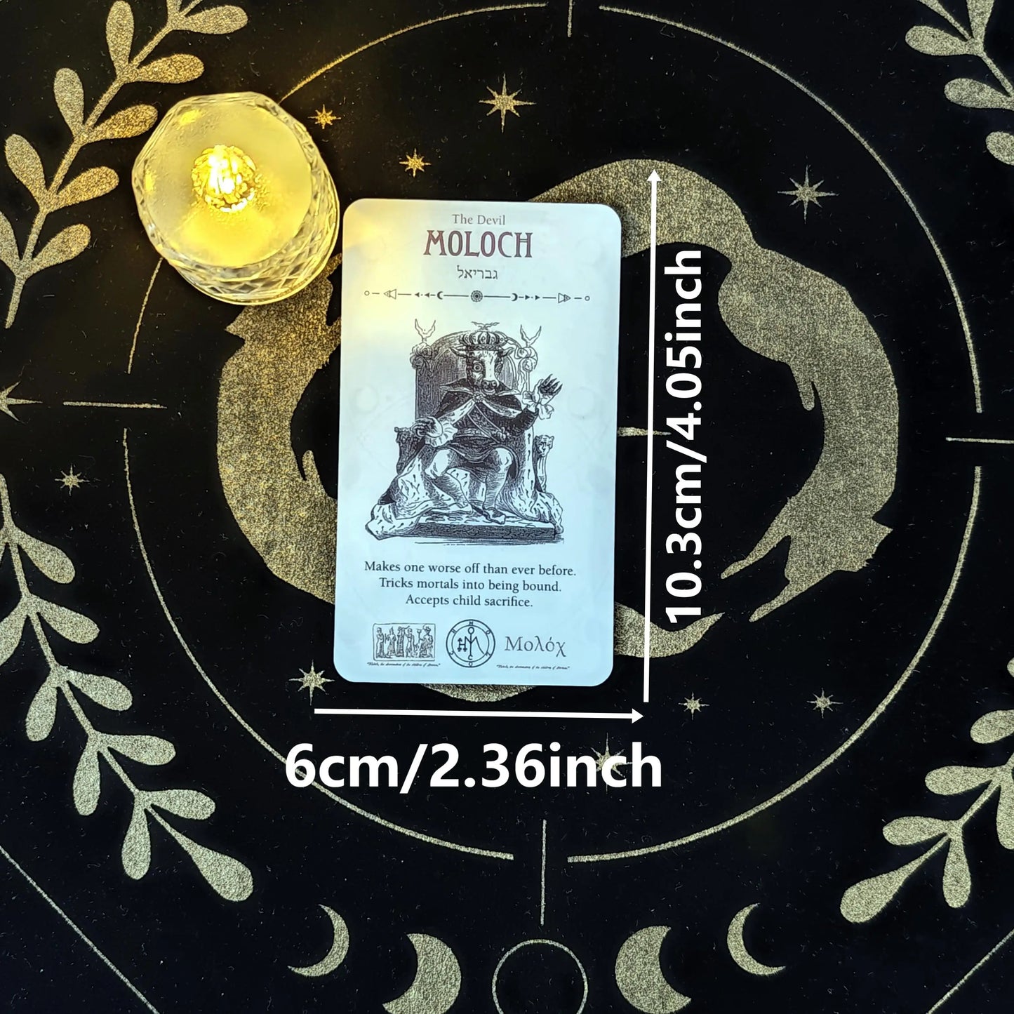 NEW Occult Tarot Cards Set A 78 Deck Oracle Card Family Party Playing Cards Board Solomonic Ancient Magickal Grimoires