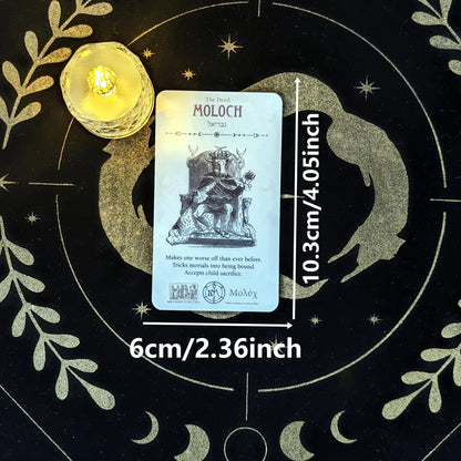 NEW Occult Tarot Cards Set A 78 Deck Oracle Card Family Party Playing Cards Board Solomonic Ancient Magickal Grimoires