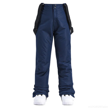 Cheap Women's and Men's Ice Snow Pants Outdoor Snowboarding Clothing Strap Trousers Skiing Suit Wear 10K Waterproof