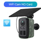 UBOX 5MP Mini 4G Solar Camera Outdoor WiFi Surveillance Camera Camouflage Wildlife Cam CCTV PIR Detection Color/IR Night Vision